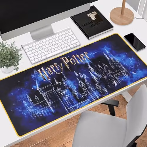 Subsonic Harry Potter Hogwarts Official XXL Non-Slip Mouse Pad and Desk Mat W/D: 90 x 40 cm – 8