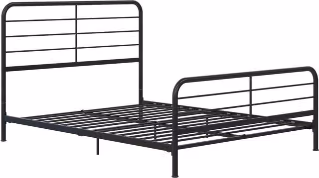 Dorel Home Millie Metal Bed in Black, W/D/H: 180 x 200 cm