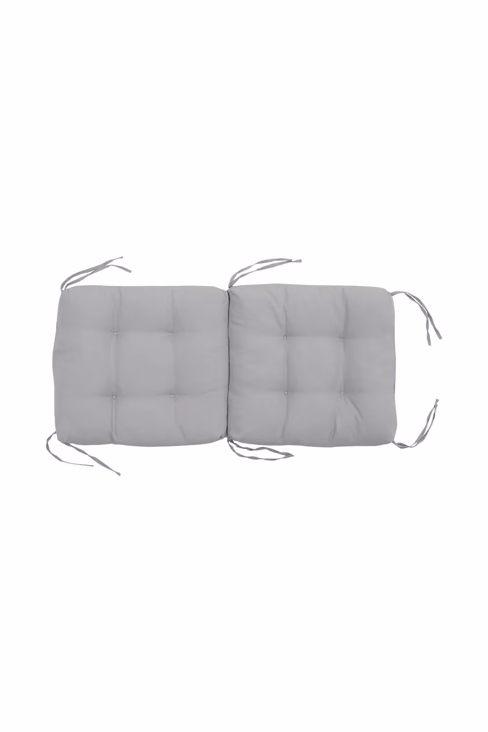 Living and Home Rectangular Garden Seat Cushion in Light Grey, W: 110 cm, D: 50 cm – 2