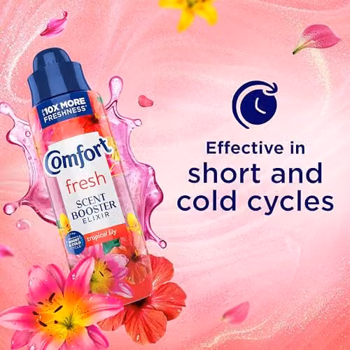 Comfort Fresh Tropical Lily Scent Booster with ScentLock Technology, 460 ml – 2