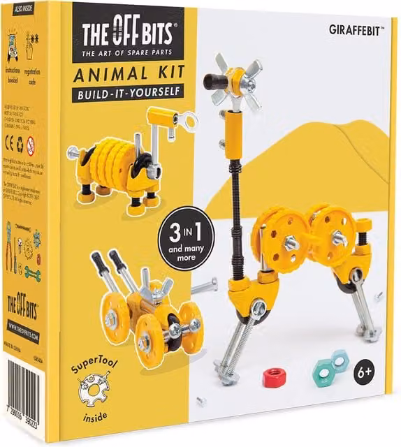 OffBits GiraffeBit Creative Build It Yourself Toy, Yellow