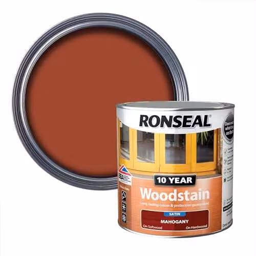 Ronseal Mahogany Woodstain, 750ml, Brown