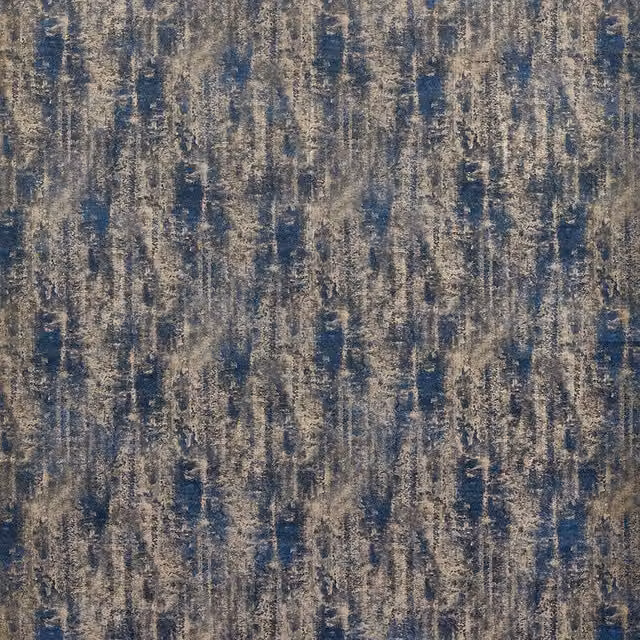 Clarke & Clarke Sontuoso Midnight Blue Plain Modern Velvet Fabric