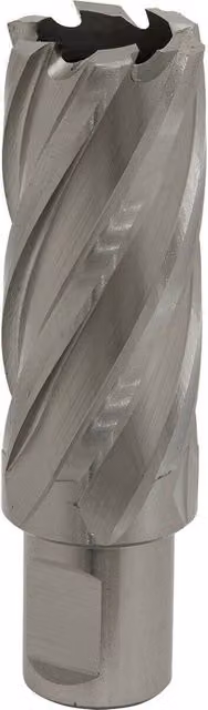 Loops M2 Steel Annular Metal Core Drill Rotabor Cutter with 19mm Shank, Silver