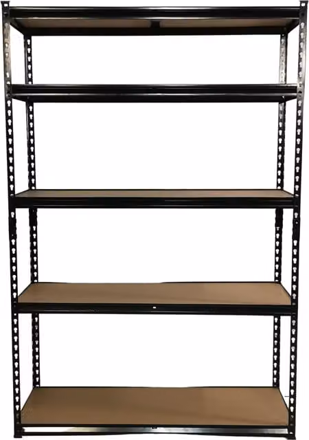 Samuel Alexander Heavy Duty Multipurpose Metal Warehouse Shelving in Black
