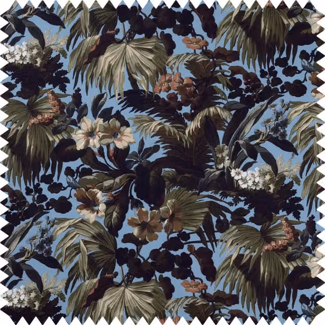 House of Hackney LIMERENCE Recycled Performance Sky Blue Multicolour Professional Fabric