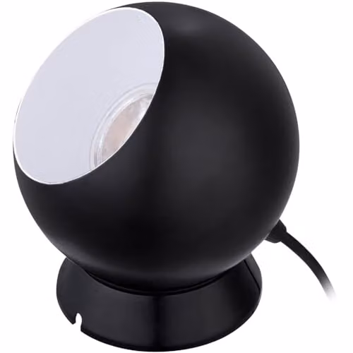 Loops Modern Black LED Table Lamp with GU10 Bulb Included – 2