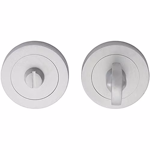 Loops Thumbturn Lock and Release Handle with Concealed Fix and 80mm Spindle in Satin Chrome