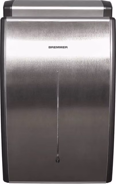 Bremmer Power Blade Hand Dryer in Silver Stainless Steel