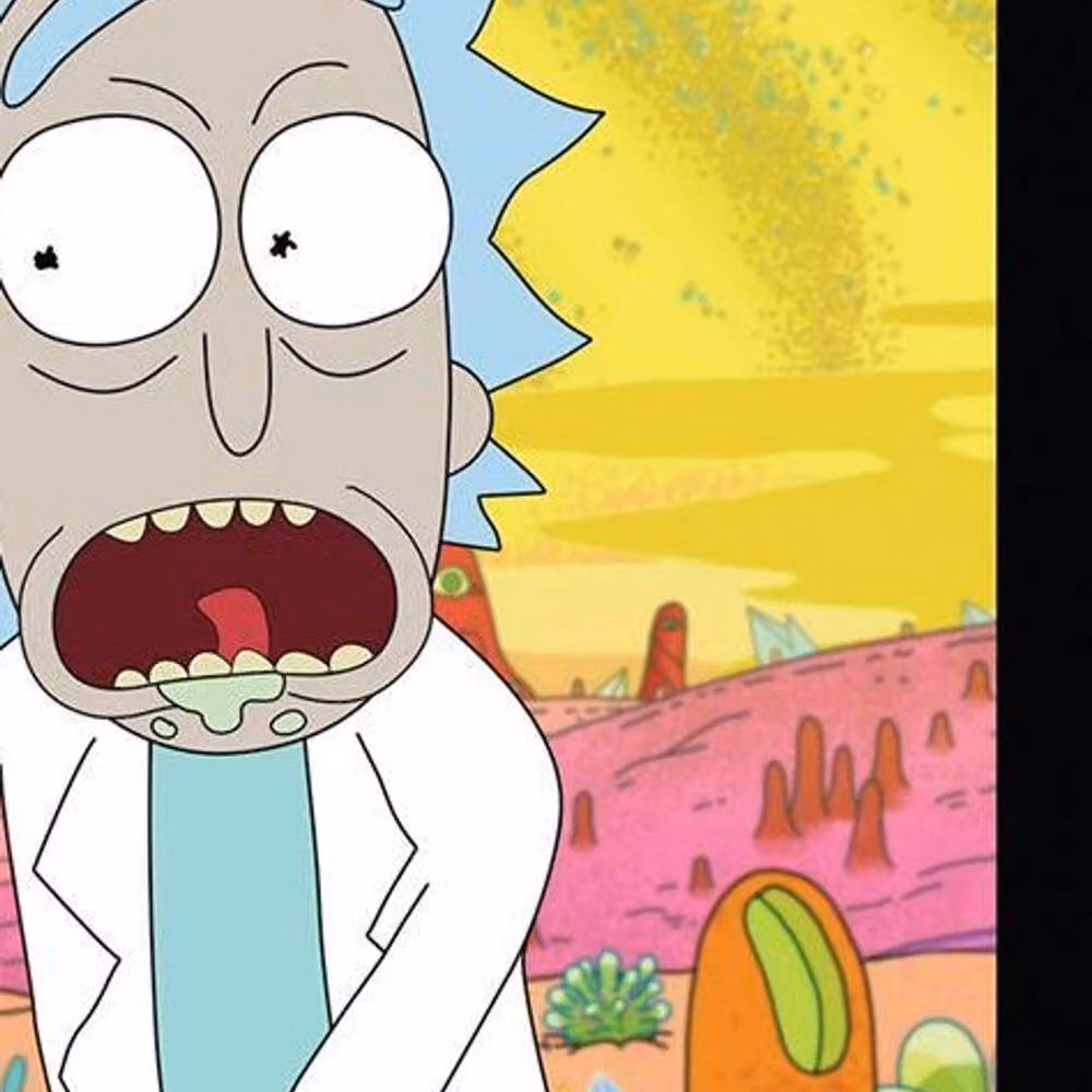 Rick & Morty Classrickal Risk It All Multicolour Paper Poster Illustration – 2