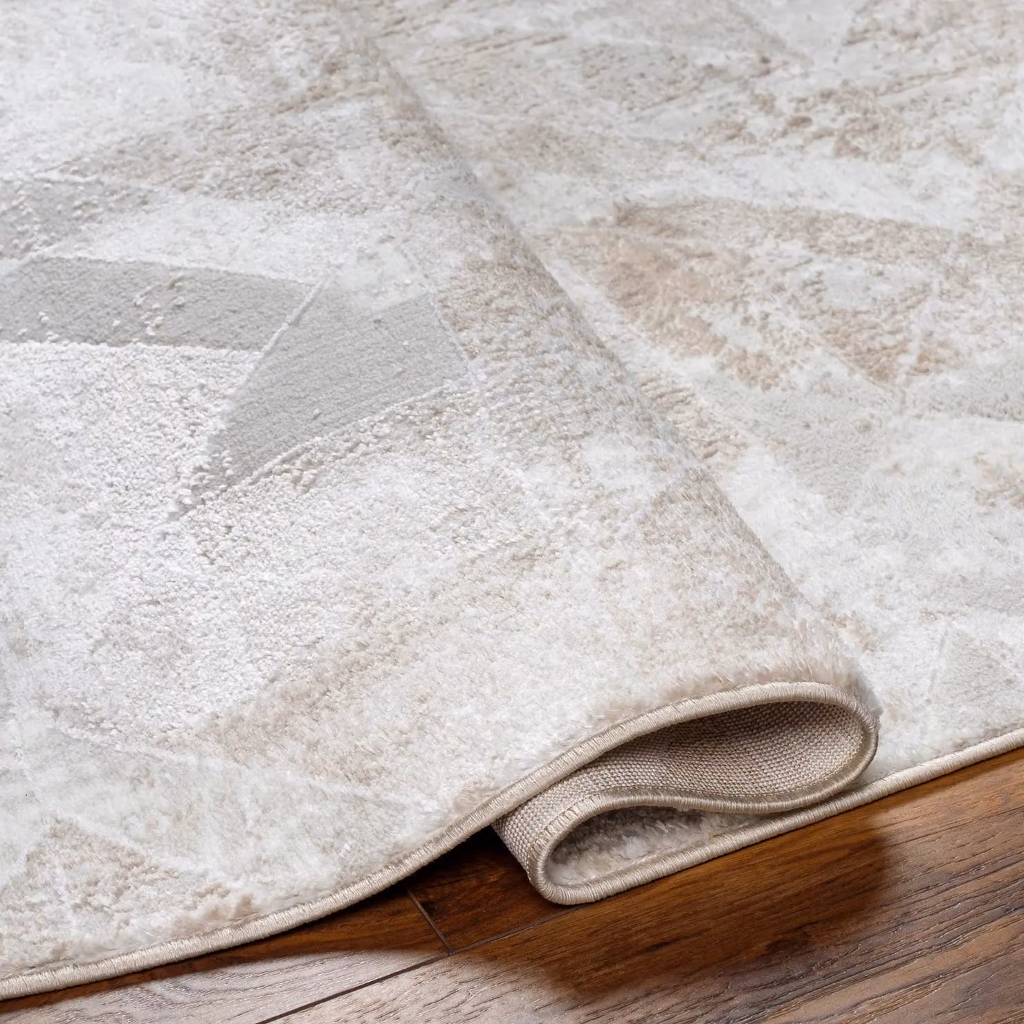 Livabliss San Francisco Modern Abstract Marble Rug in Green, Brown and Beige, W/D/H: 120 x 170 cm – 2