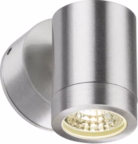 Netlighting Knightsbridge Grey and Silver Aluminium LED Wall Light, 4W, IP65 – 1