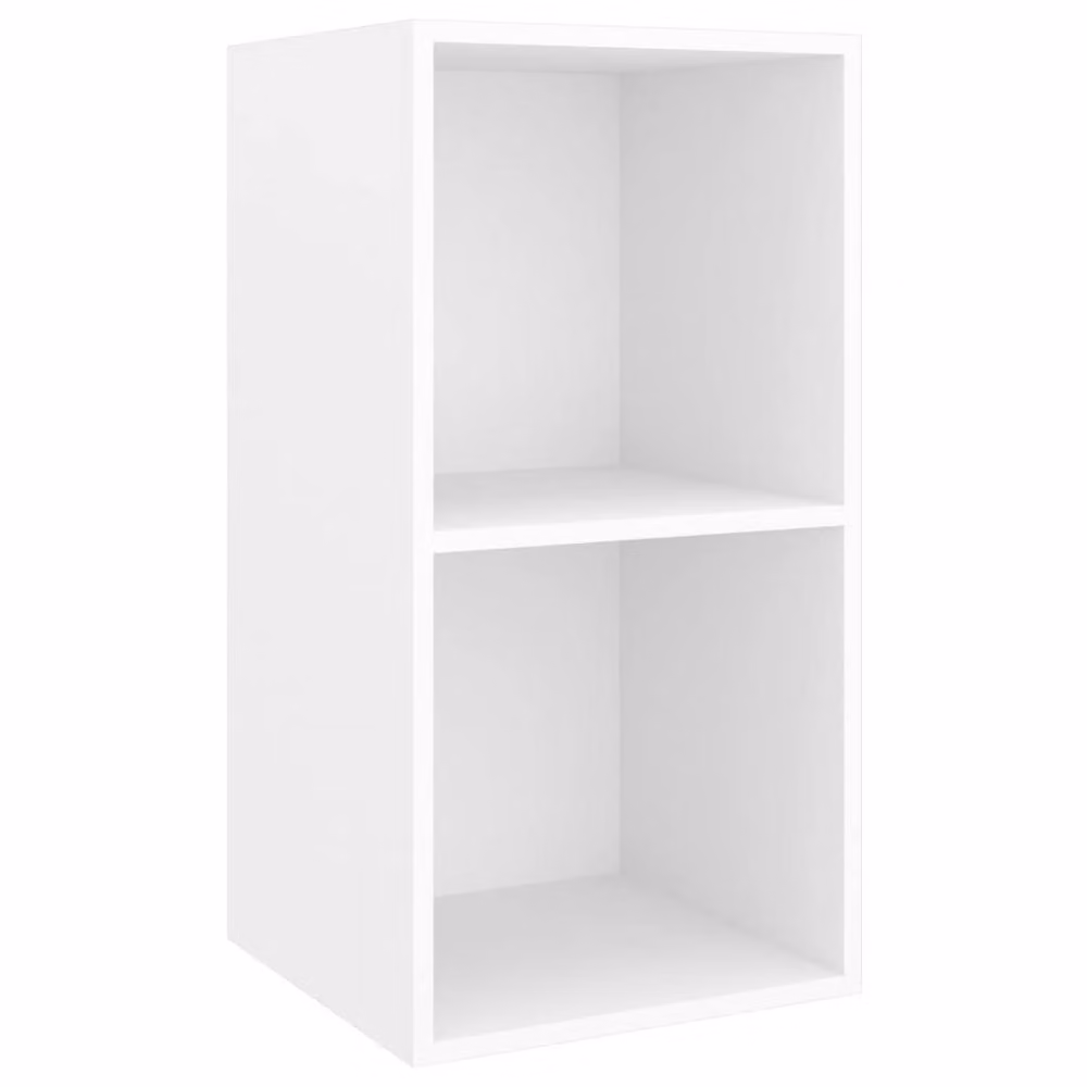 Berkfield Home Practical 3 Piece TV Cabinet Set in White Matt MDF – 2