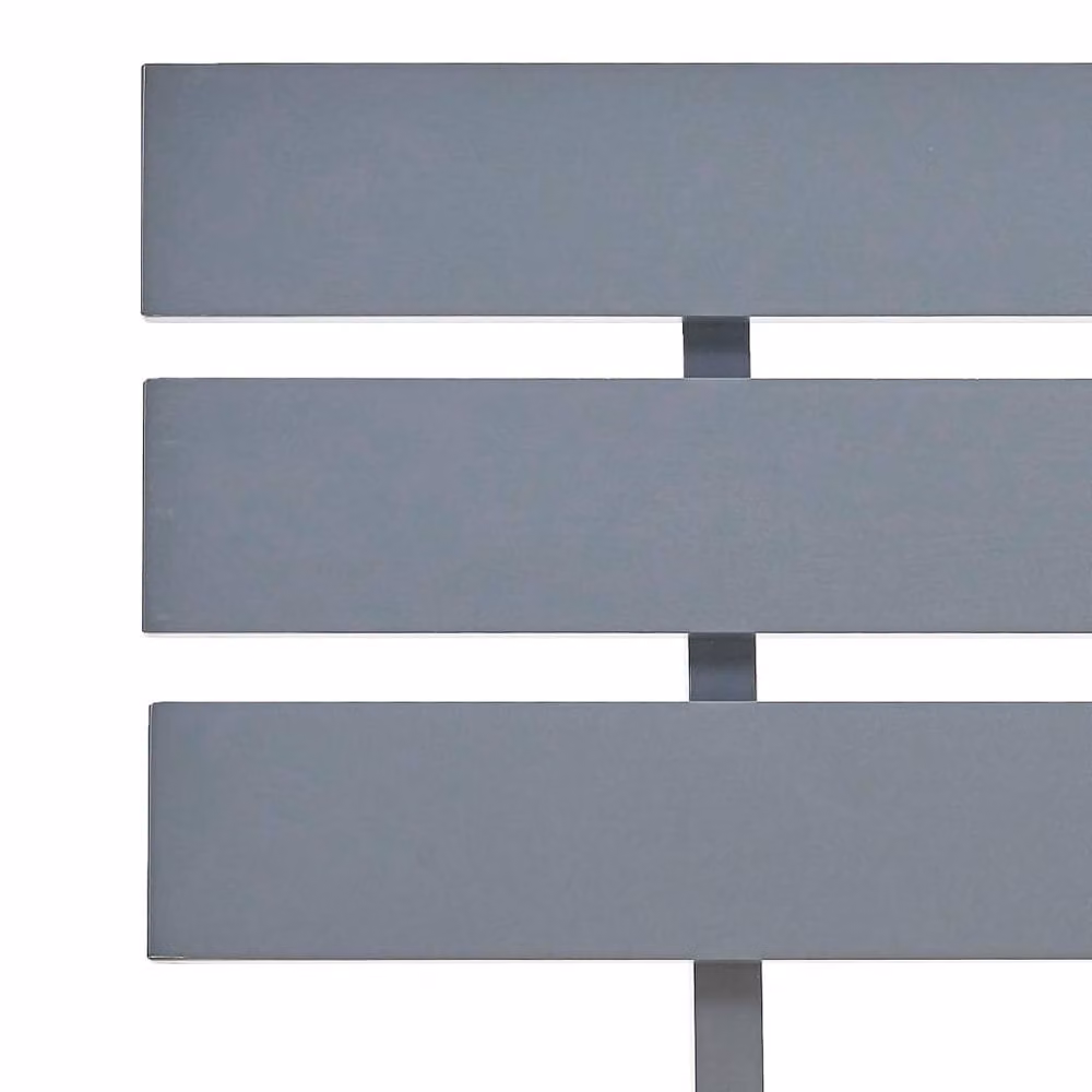 Berkfield Home Modern Grey Solid Pine Wood Bed Frame W: 90 cm, L: 200 cm – 3