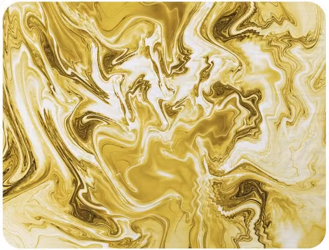 Benjamin Tate Design Golden Swirled Marble Fleece Blanket in Gold, W/D/H: 120 x 150 cm – 2