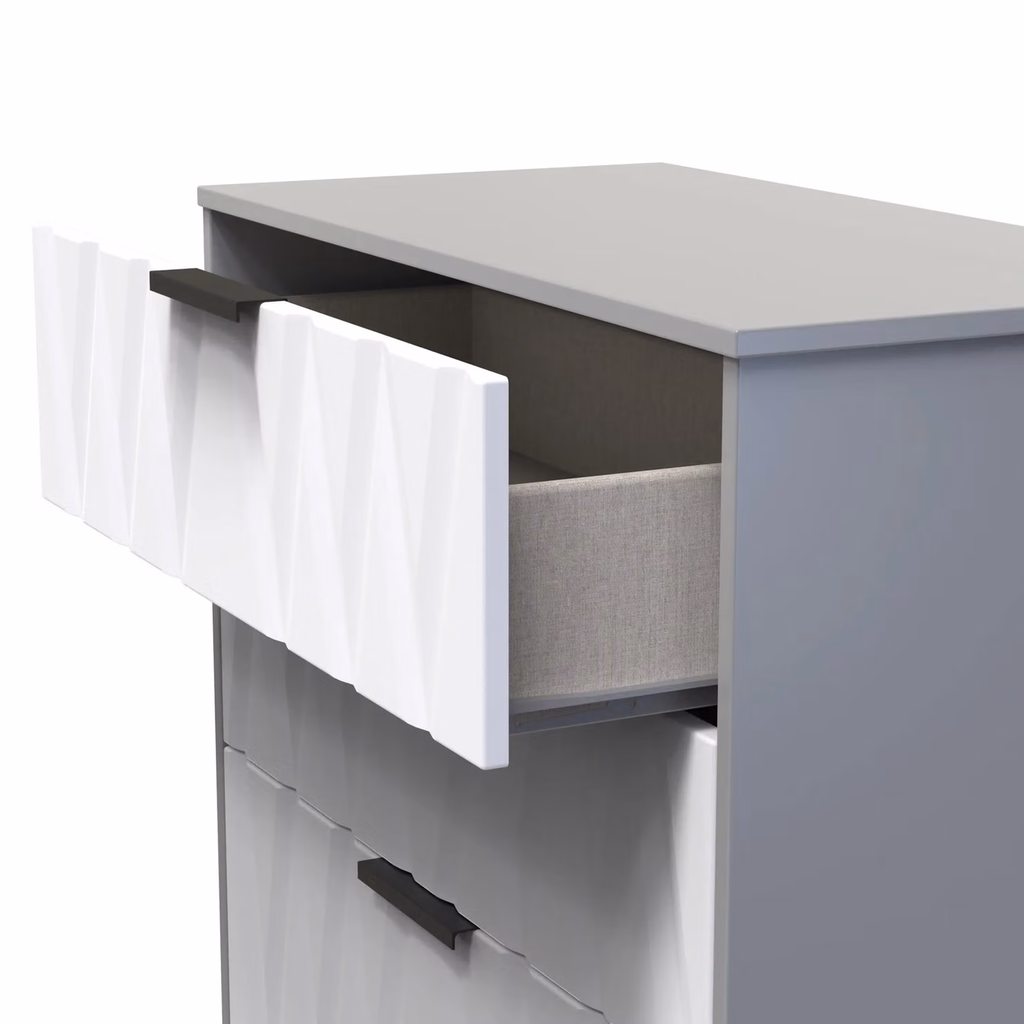 Ready Assembled 2 U Washington 3 Drawer Deep Chest in Black, Gold, Multicolour or White – 2