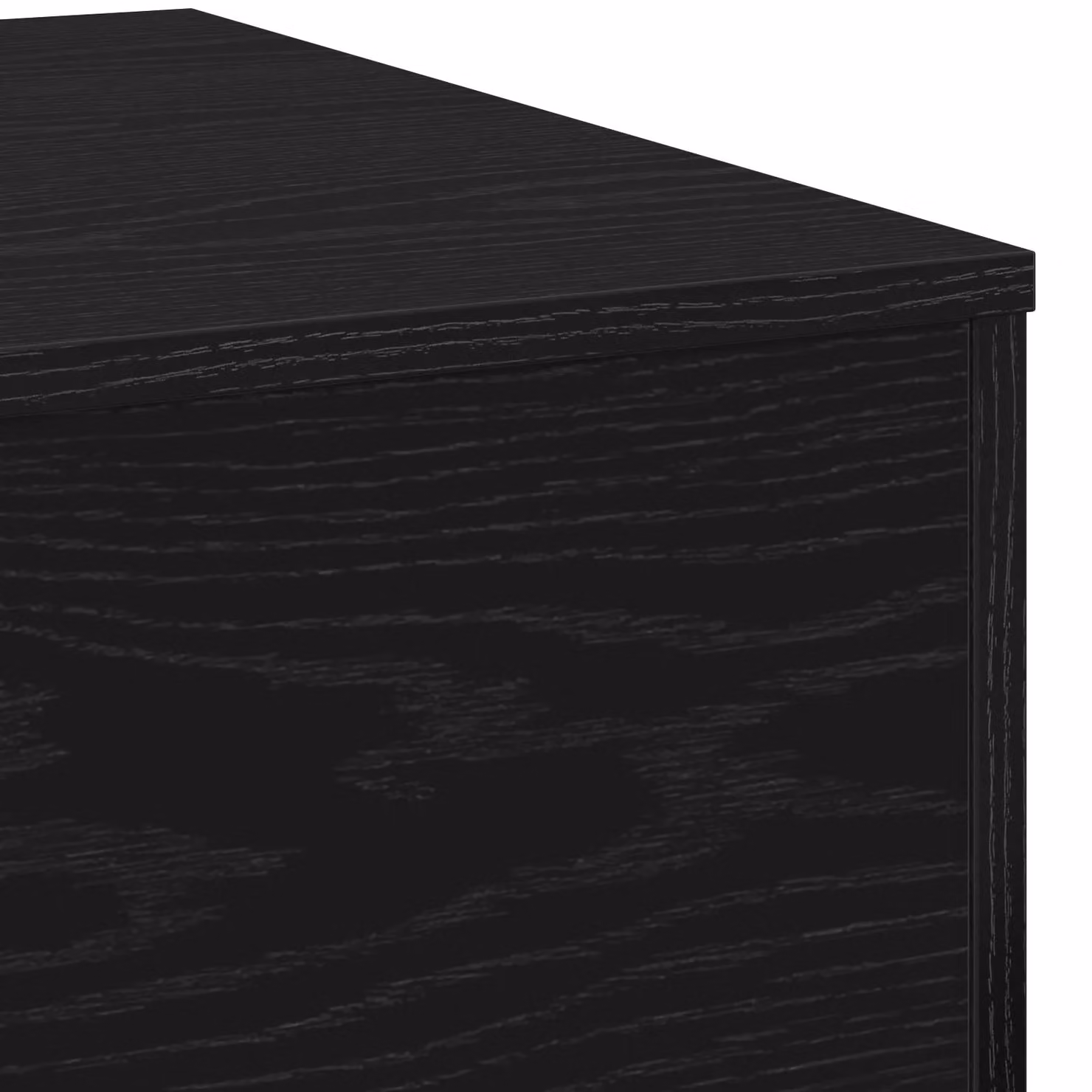 Berkfield Home Black Oak Coffee Table, W/D/H: 55 x 55 x 31 cm – 3