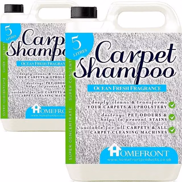 Homefront Ocean Fresh Carpet Shampoo, Blue, 10 kg