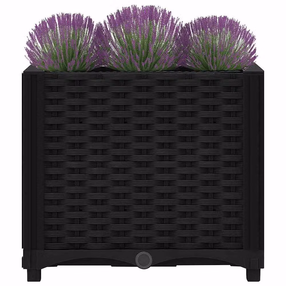 Berkfield Home Black Polypropylene Raised Bed W/D/H: 40 x 40 x 38 cm – 2