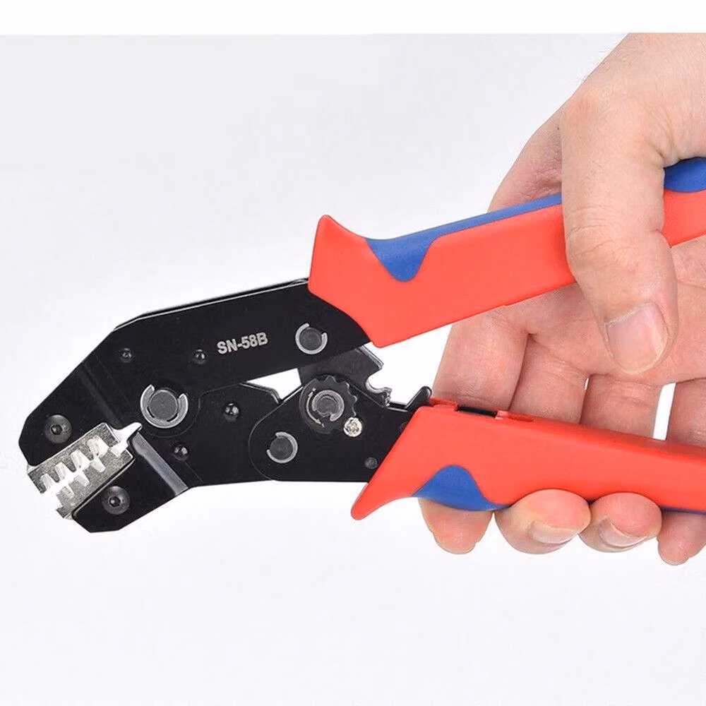 Kelvenix SN-58B Ratchet Crimping Plier Crimper Tool in Black, Length: 520 mm – 2