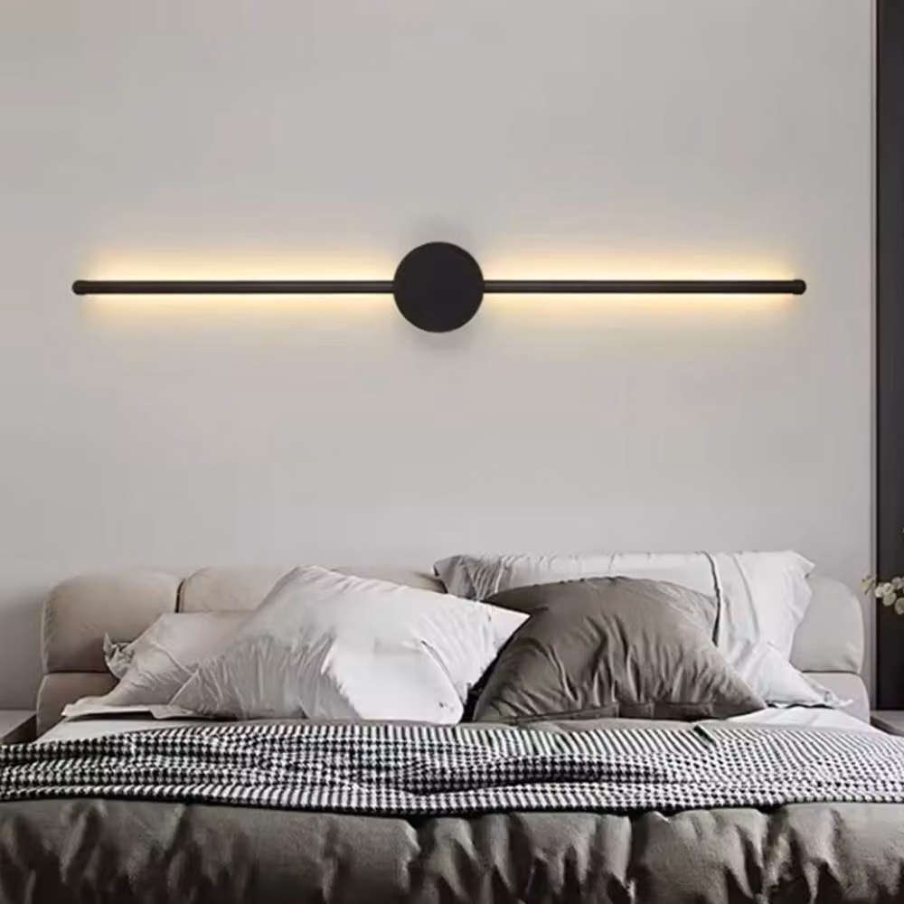 Hinsinc Modern Black LED Exterior Wall Light Sconce with Up and Down Lighting, IP65 Waterproof, Dimmable, 60 cm – 4