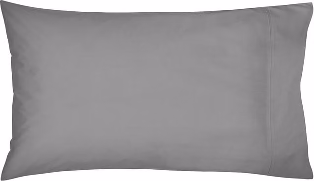 1951 Luxury 300 Thread Count Egyptian Cotton Percale Standard Pillowcase in Grey