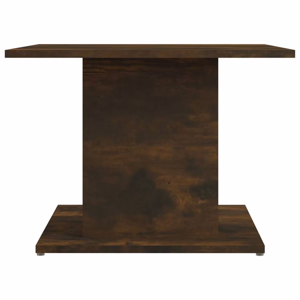 Berkfield Home Smoked Oak Coffee Table in Brown, W/D/H: 55.5 x 55.5 x 40 cm – 4