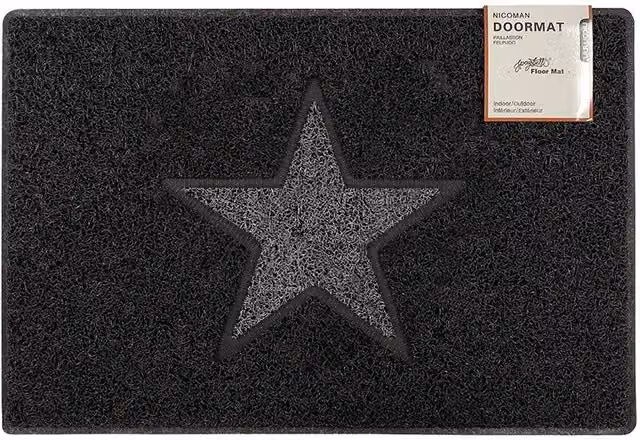 Oseasons Star Medium Doormat in Black