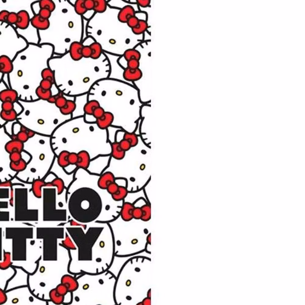 Hello Kitty White Cotton Terry Velour Beach Towel – 2