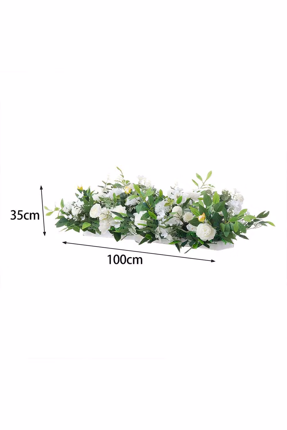 ExtraStar White Peony and Rose Artificial Floral Wedding Aisle Decor – 3