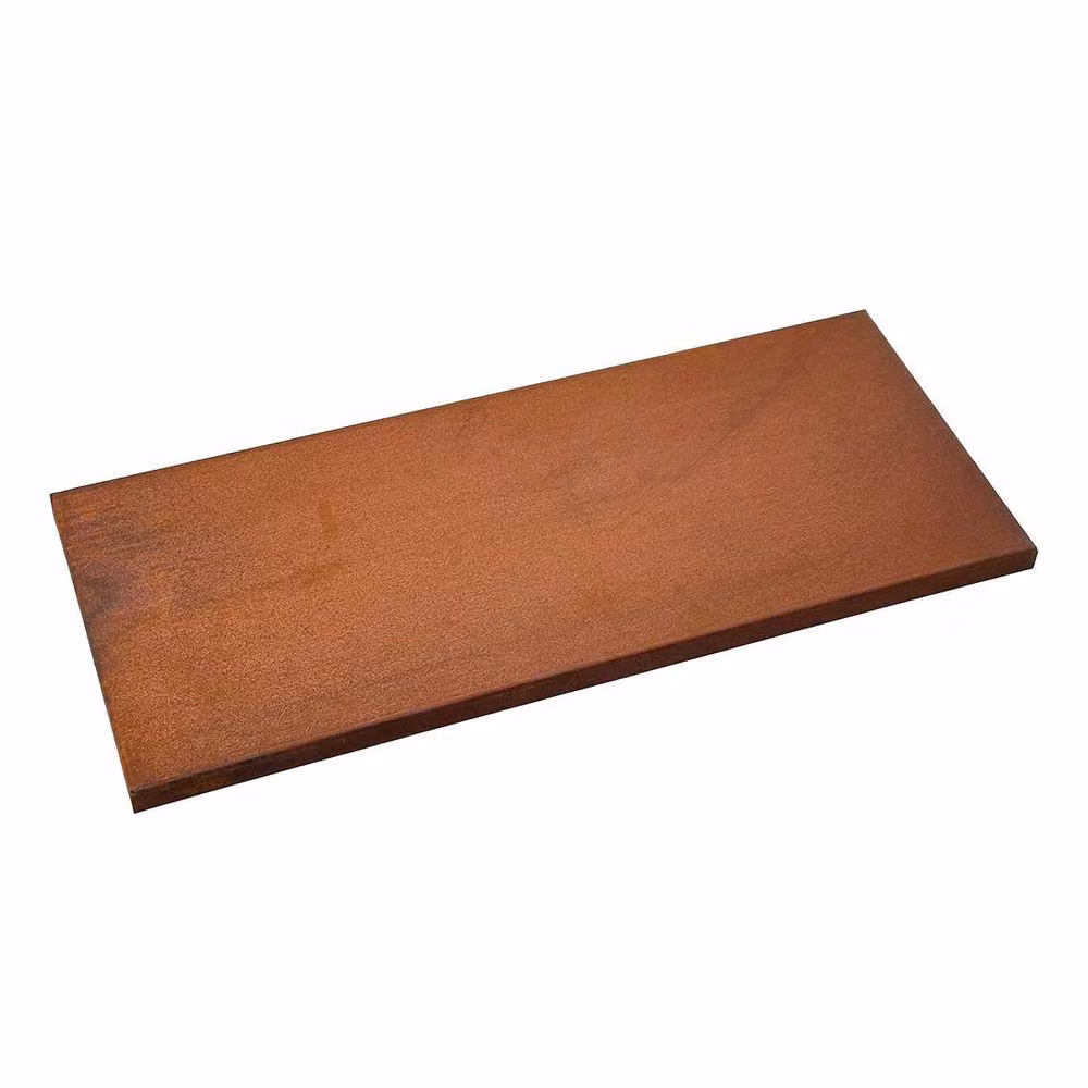 Nicoman Pre-Rusted Corten Steel Stepping Stones in Bronze, W: 60 cm, D: 25 cm – 2