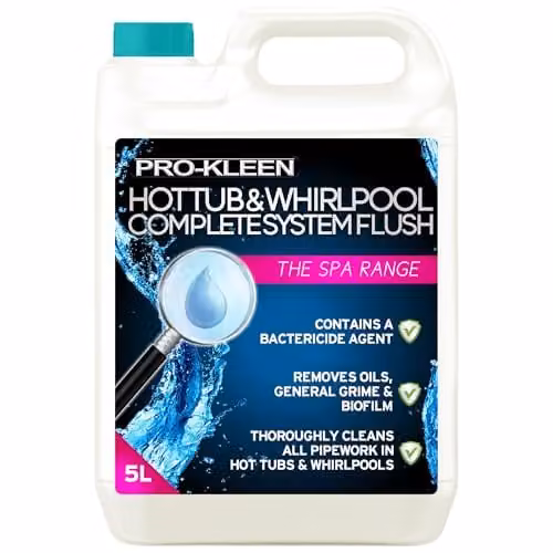 Pro-Kleen Hot Tub and Whirlpool Complete System Flush Disinfection Cleaner, 1 kg – 1