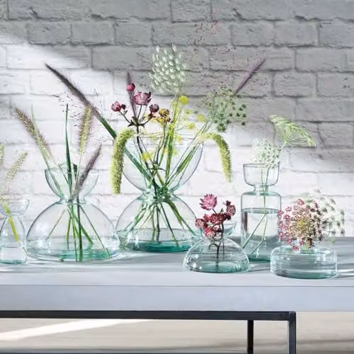 LSA International Canopy Upcycled Glass Vase in Transparent – 2