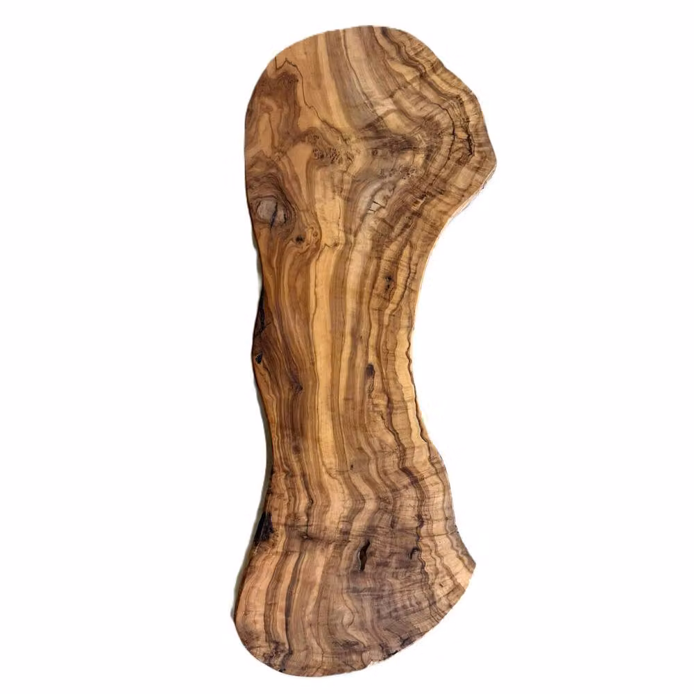 Verano Spanish Ceramics Rustic Slim Olive Wood Charcuterie Board, Brown, W: 14 cm, L: 60 cm – 2