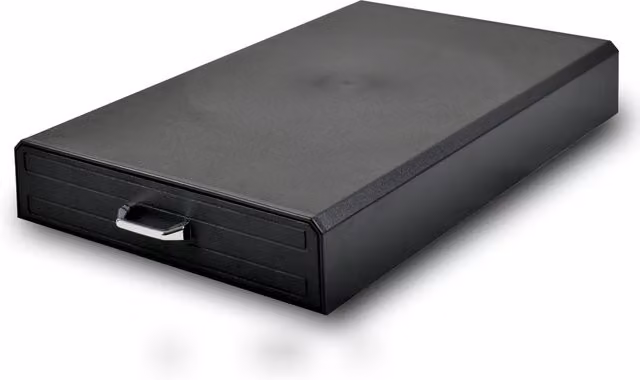 Deflecto Coffee Capsule Drawer, Black, 24 Compartments
