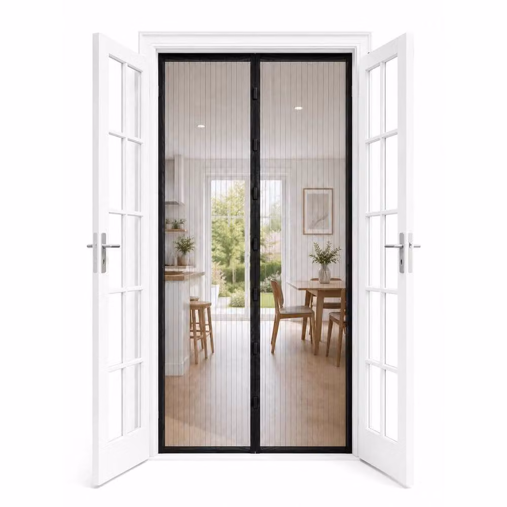 SPETLEK Premium Magnetic Mesh Door Screen in Black – 3