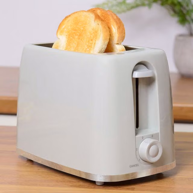 My Kitchen 2-Slice Toaster in Grey
