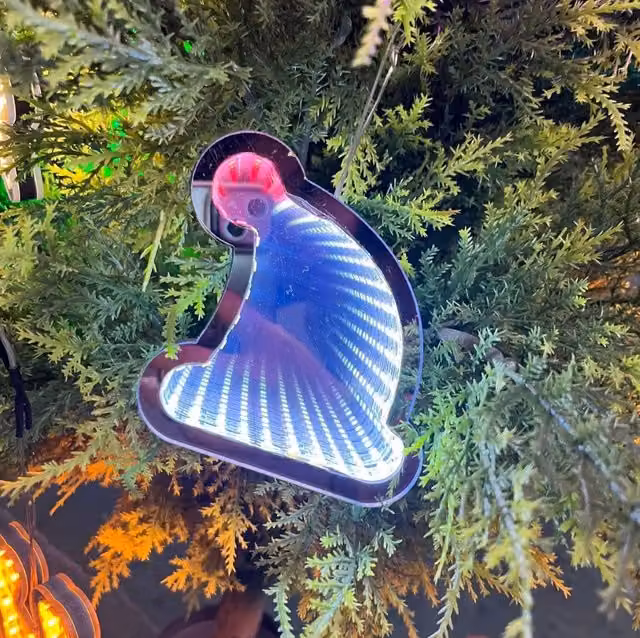 Leaper Style 3 LED Christmas Decoration Night Light in Blue
