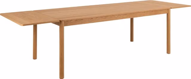 Furniture To Go Atlantic Extendable Rectangular Dining Table in Brown Oak