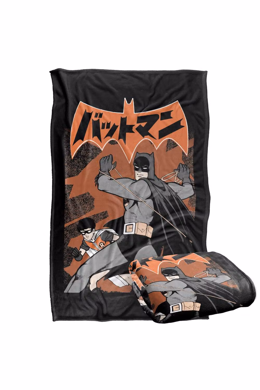 Warner Bros. Batman Robin Kanji Rope Cover Super Soft Fleece Throw Blanket, Multicolour, W: 91 cm, D: 147 cm – 7