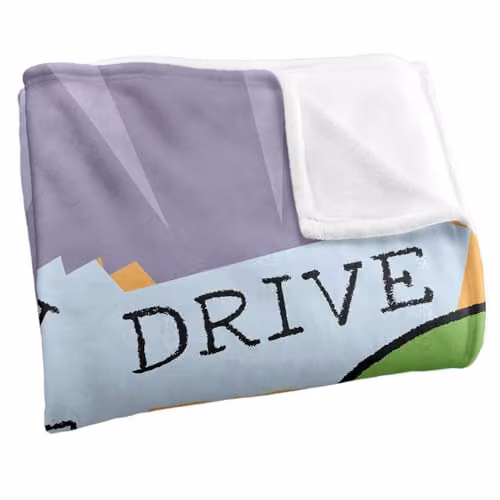 LOGOVISION Dont Let The Pigeon Drive The Sleigh Christmas Super Soft Silky Touch Fleece Throw Blanket, Multicolour, W: 91 cm, D: 147 cm – 3