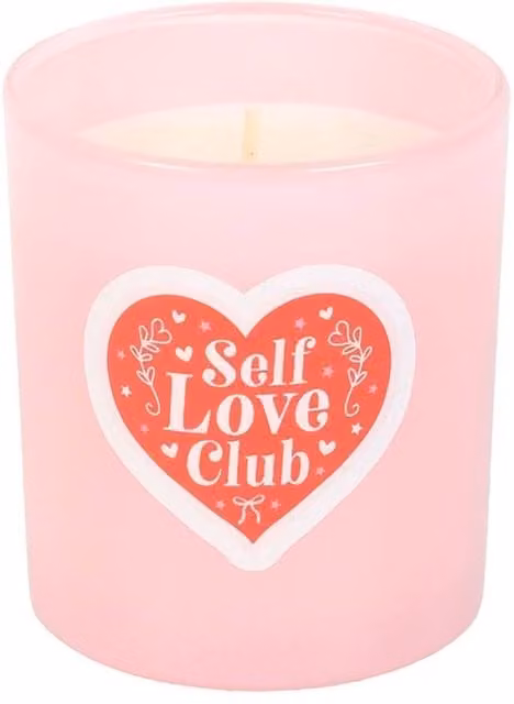 Something Different Self Love Club Coconut Scented Pink Votive Candle