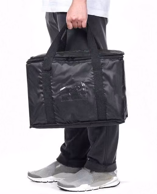 NESTLUNE 70L Large Thermal Takeaway Bag for Hot and Cold Food, Black – 1