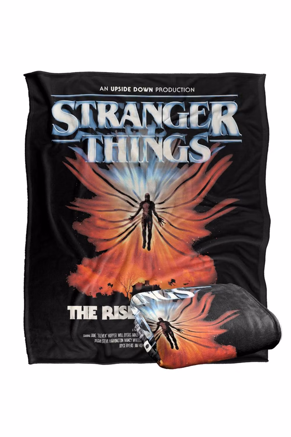 Stranger Things Vecna Rise Super Soft Throw Blanket, Multicolour, W: 152 cm, D: 127 cm – 2