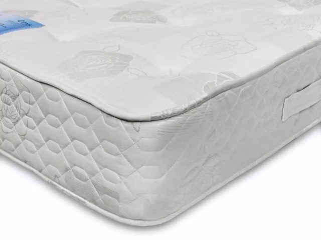 Highgrove Cirrus Luxury White Floral Bonell Spring Zip and Link Mattress, W: 180 cm, D: 200 cm, H: 45 cm