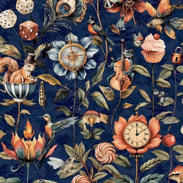 World of Wallpaper Creatures Wallpaper in Navy – 1