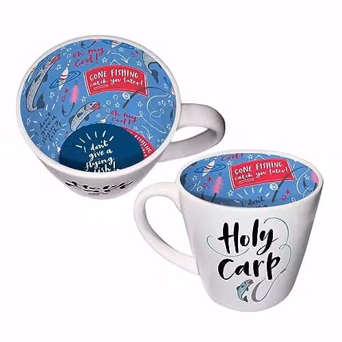 WPL Gifts Holy Carp Multicoloured Ceramic Mug