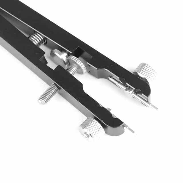 Kelvenix Black Watch Bracelet Spring Bar Plier Remover Tool in Stainless Steel