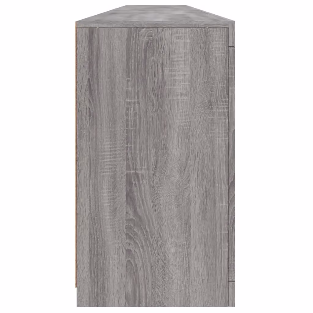 Berkfield Home Modern Sideboard with Integrated LED Lights in Grey Sonoma, W: 283 cm, D: 37 cm, H: 67 cm – 5