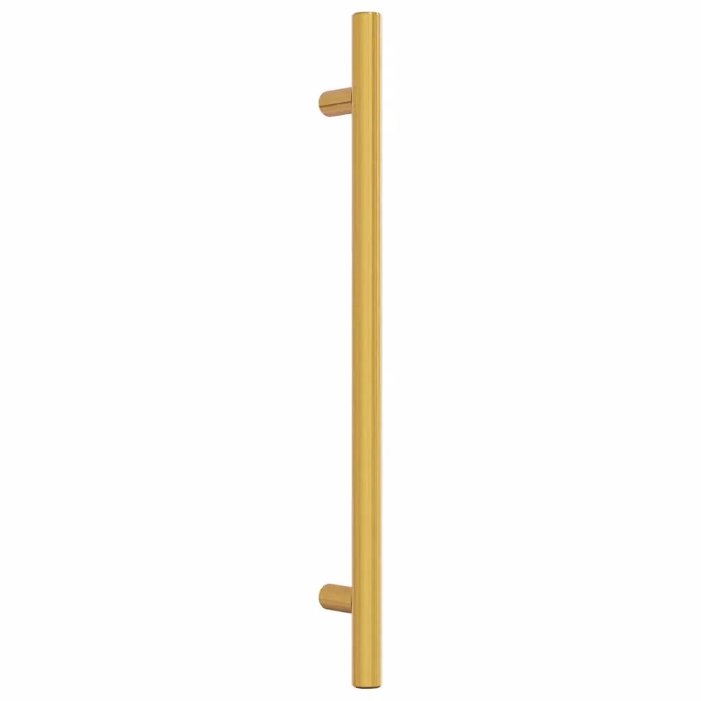 Berkfield Home Gold Brushed Stainless Steel Bar Cabinet Handles, 10 Pack, Length: 192 mm – 2